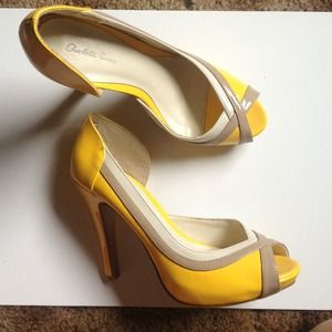 Charlotte Russe Yellow high heels