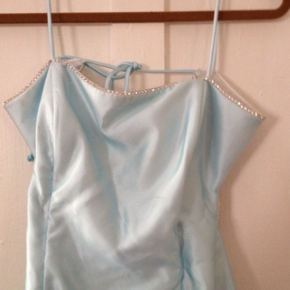 Lite blue homecoming / prom dress