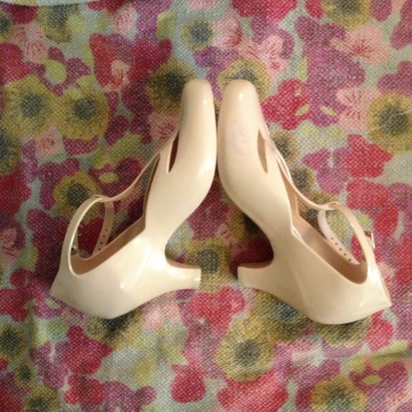 Vivienne Westwood Shoes - Vivienne Westwood Anglomania+Melissa Beige Heels