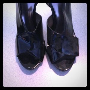 Black Patent Leather Heels