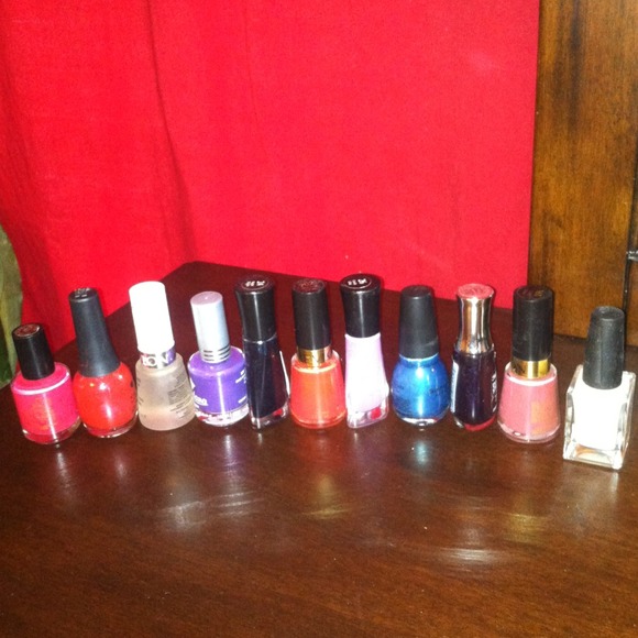 Lot of fingernail polish