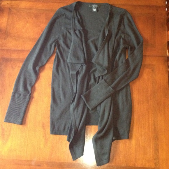 Karen Kane black layering sweater cardigan