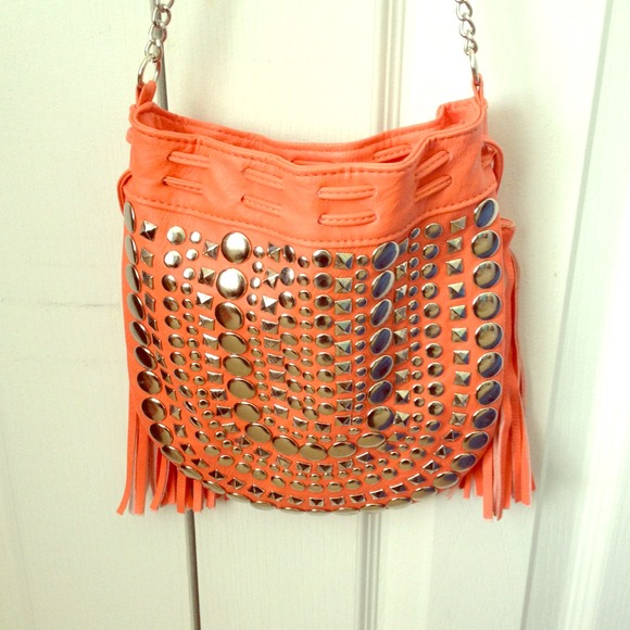 Coral Studded Purse