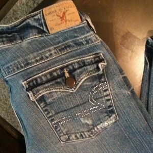 American eagle blue jeans