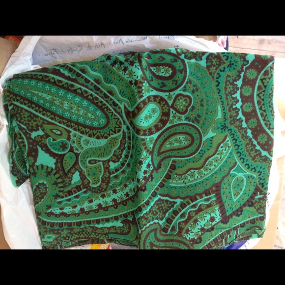 Green fabric