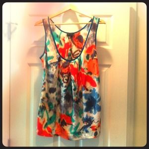 Anthropologie silk tank