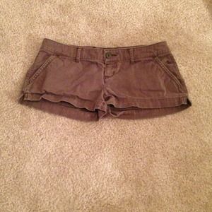 Brown Abercrombie shorts