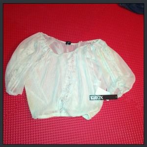 New Xoxo White lose blouse with lace !