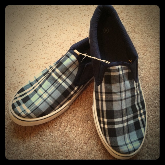 Men's Plaid Boat Shoe NEW..**SOLD**