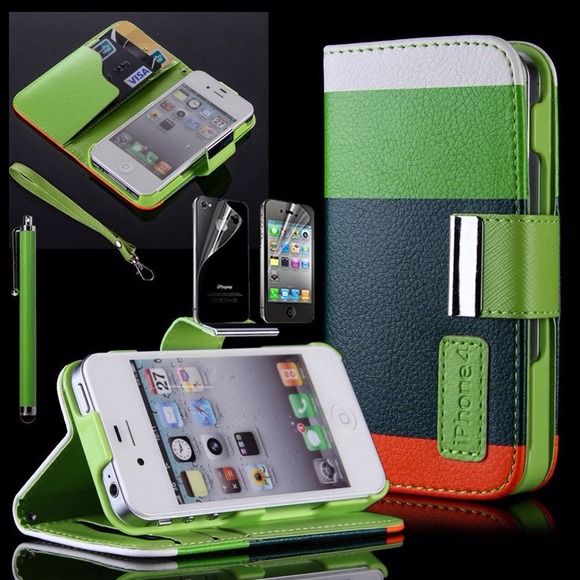 Clutches & Wallets - iPhone 4 case,stand and walletSOLD