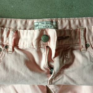 Pink Free People Jeans