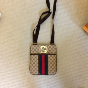 Gucci inspired cross-body bag
