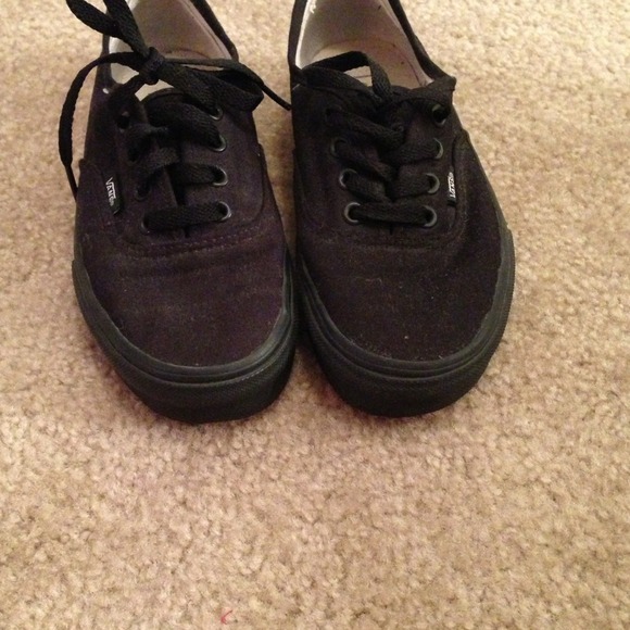 All Black Classic Vans
