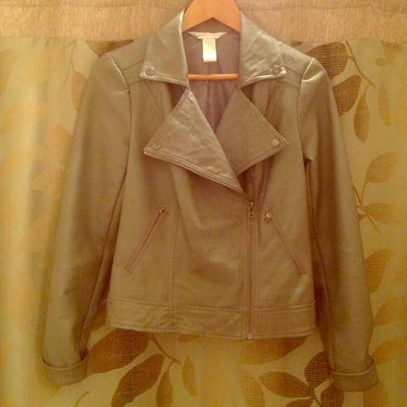 Gray Moto Jacket