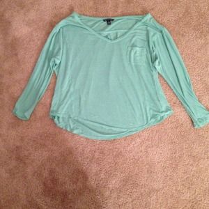 Mint green American Eagle blouse