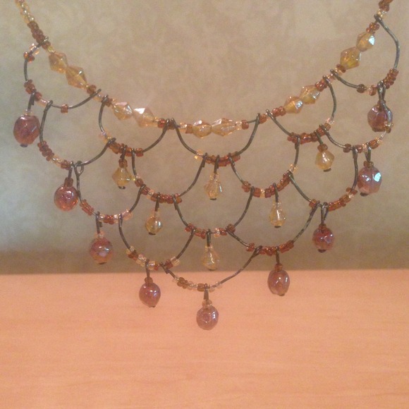 * SOLD in Bundle * Unique Beaded Choker
