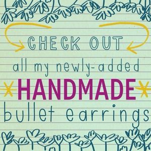 Visit My Closet - Handmade Bullet Earrings