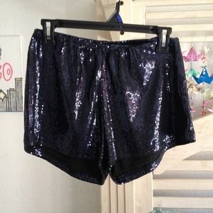 ❌SOLD❌ Black Sequence Shorts