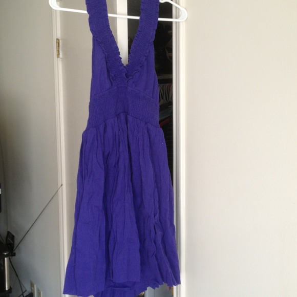 BCBG purple halter sundress!