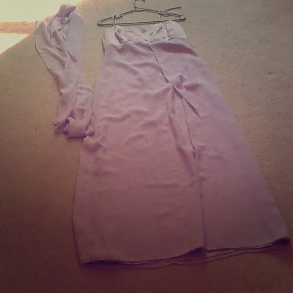 Long purple prom dress!!