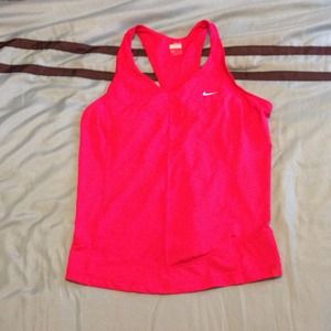 2 Nike Dri-fit tanks. Both pink