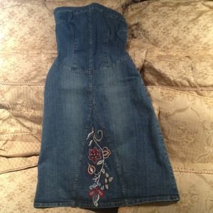 Denim dress