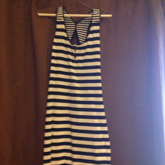 Dresses & Skirts - Dereck Heart blk wht striped maxi dress