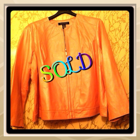 3X "Dialogue" Pink Leather Jacket