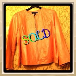 3X "Dialogue" Pink Leather Jacket