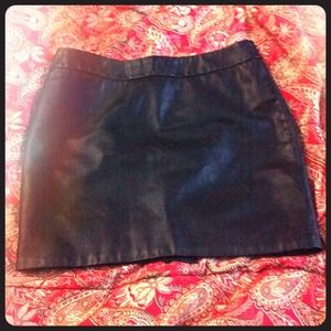 Leather forever 21 skirt