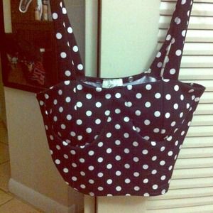 Polka dot bustier crop top!!