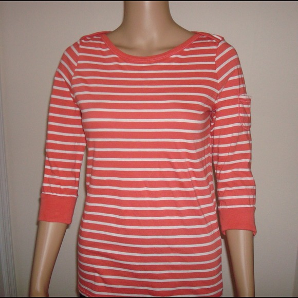 3/4 striped shirt