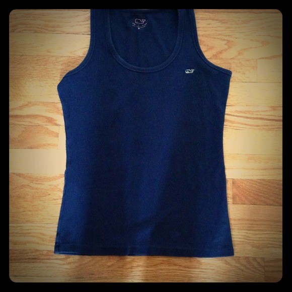 ❌TRADED❌Vineyard vines navy tank top