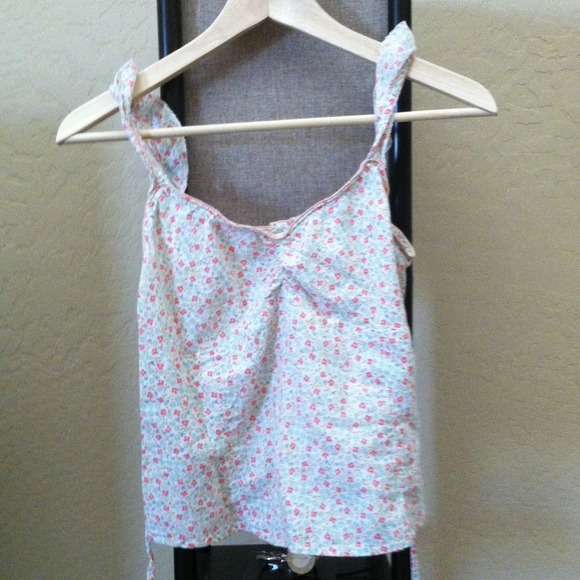 A cute colorful blouse with spring flowers