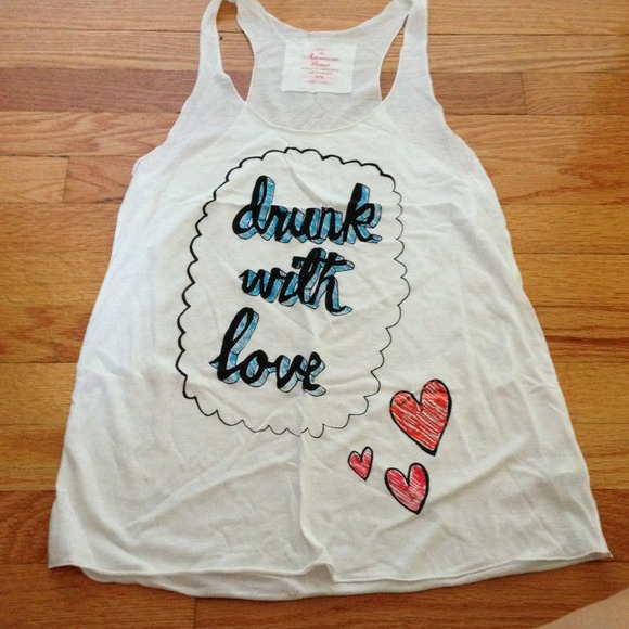 ❌*TRADED*❌Nwot "drunk with love" tank