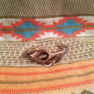 SOLD Silver Lilly bracelet