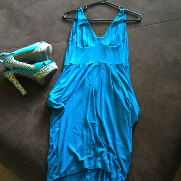 Blue dress