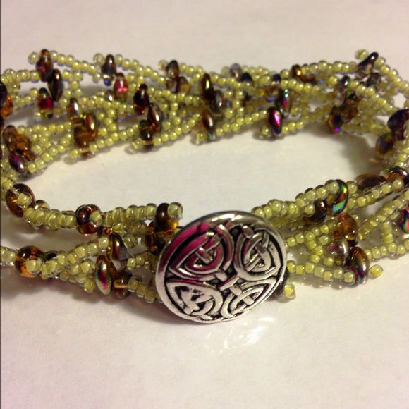 Wrap It Up Beaded Bracelet - Handmade