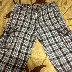 Men's plaid shorts