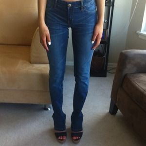 Blank NYC Straight Leg Medium Wash Jeans