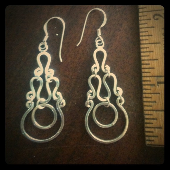 ***TRADED*** Silver tiered earrings