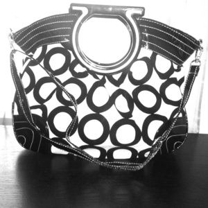 Brand new modern circle bag