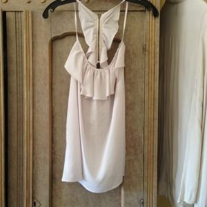 Back zip top
