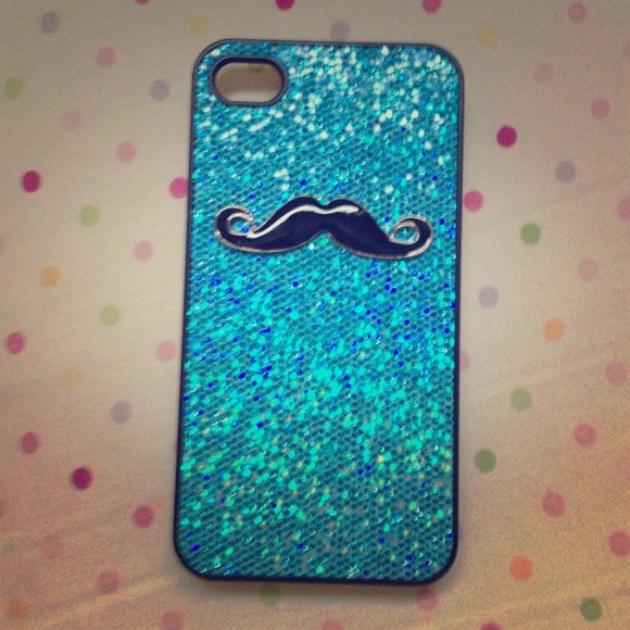✨NEW IPHONE 4S CASE GLITTER BLUE✨
