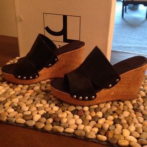 Black Wedge Shoes