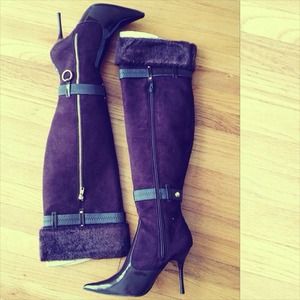 NWT knee high booties