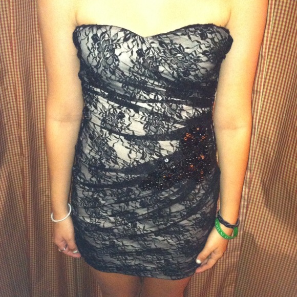 Sweatheart lace clubwear