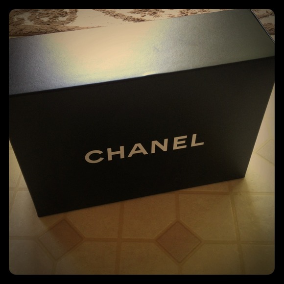 Authentic Chanel box and bag bundle