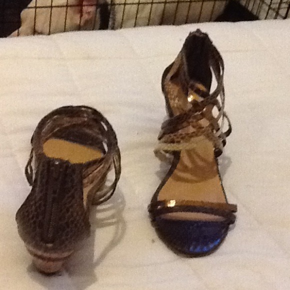 Reserved Summer wedge sandals