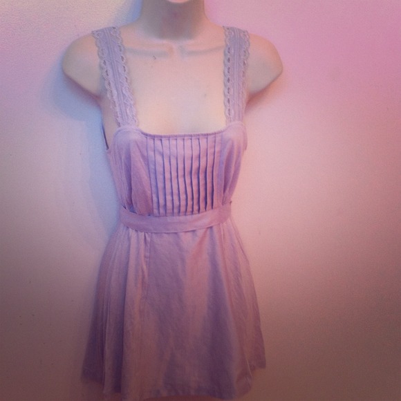 A light gray with lace straps